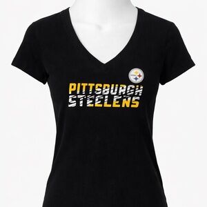 NFL Team Apparel Women's Black T-Shirt